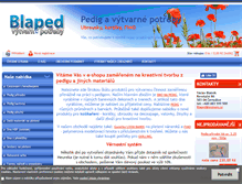 Tablet Screenshot of blaped.cz
